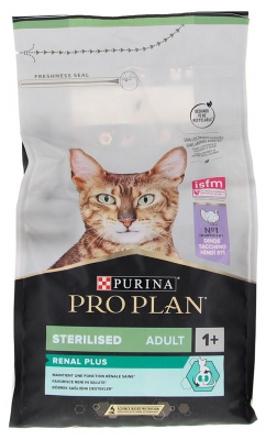 Croquettes pour Chat Stérilisé Adulte Renal Plus Dinde 1,5 kg (à consommer de préférence avant le 31/10/2026)