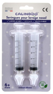 Nasofree Seringues pour Lavage Nasal - Lot de 2 (à consommer de préférence avant le 31/10/2026)