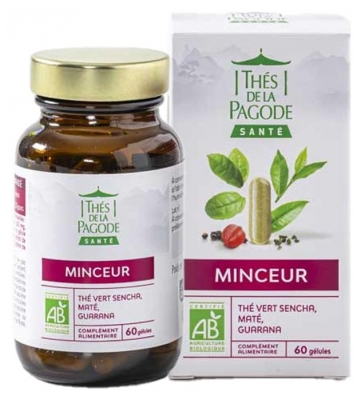 Complément Alimentaire Minceur Thés de la Pagode Bio - 60 Gélules (à consommer de préférence avant le 31/10/2026)