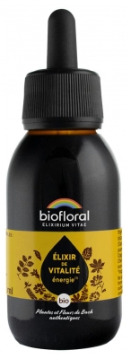 Élixir Énergétique Biofloral Vitalité et Dynamisme 100 ml (à consommer de préférence avant le 31/10/2026)