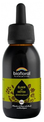 Complément alimentaire Biofloral Élixir de Détox Élimination 100 ml (à consommer de préférence avant le 31/10/2026)