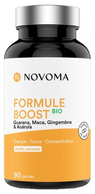 Complément Alimentaire Bio 90 Gélules - Formule Boost Vitalité et Bien-être (à consommer de préférence avant le 31/10/2026)