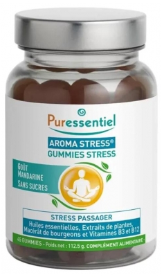 Gummies Bien-Être Anti-Stress Sans Sucres 50 Gommes (à consommer de préférence avant le 31/10/2026)
