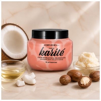 Authentine Corps de Rêve Crème Hydratante & Nourrissante Karité 250 ml