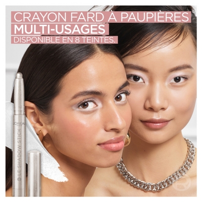 L'Oréal Paris Paradise Le Fard à Paupières Shadow Stick 1,4 g - Teinte : 100 Ice Sparkle