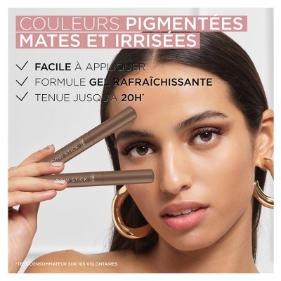 L'Oréal Paris Paradise Le Fard à Paupières Shadow Stick 1,4 g - Teinte : 420 Brown Bliss