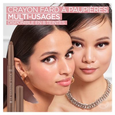 L'Oréal Paris Paradise Le Fard à Paupières Shadow Stick 1,4 g - Teinte : 420 Brown Bliss