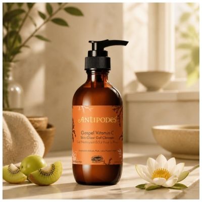 Antipodes Gospel Vitamin C Gel Visage Nettoyant Éclat 200 ml
