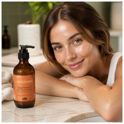 Antipodes Gospel Vitamin C Gel Visage Nettoyant Éclat 200 ml