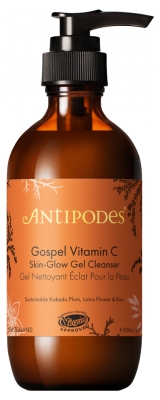 Antipodes Gospel Vitamin C Gel Visage Nettoyant Éclat 200 ml