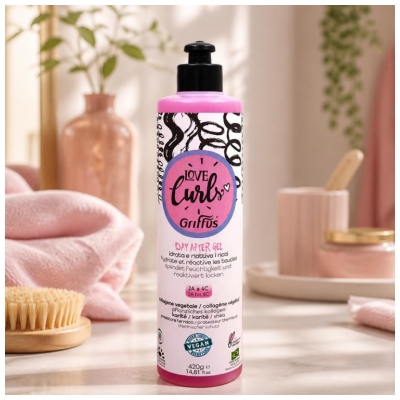 Griffus Love Curls Day After Gel Réactive et Hydrate les Boucles 420 g