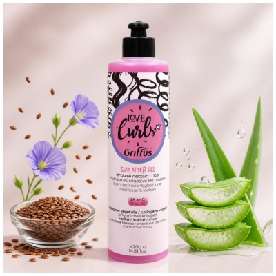 Griffus Love Curls Day After Gel Réactive et Hydrate les Boucles 420 g