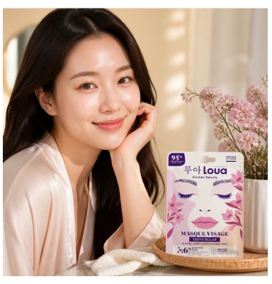 Loua Masque Visage en Tissu Teint Éclat
