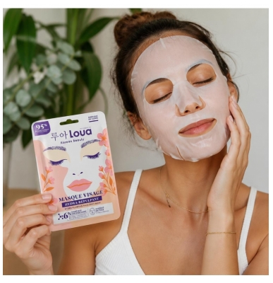 Loua Masque Visage Hydra-Repulpant Tissu 23 ml