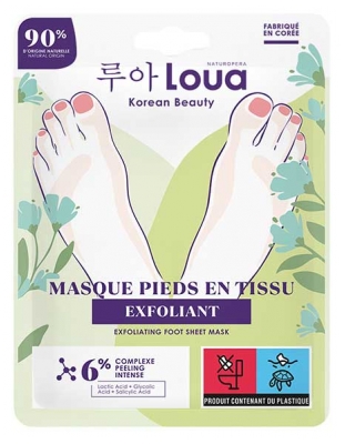 Loua Masque Pieds Exfoliant 1 Paire de Chaussettes 40 ml