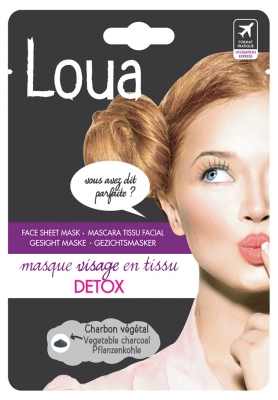 Loua Masque Visage en Tissu Détox