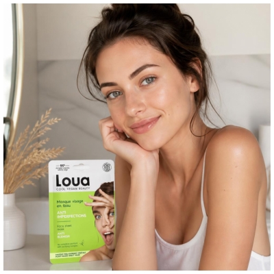 Loua Masque Visage en Tissu Anti-Imperfections