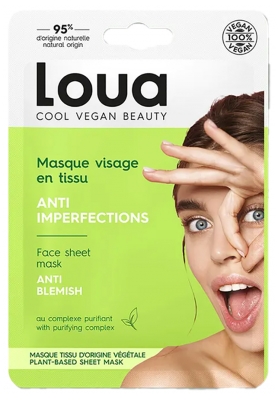 Loua Masque Visage en Tissu Anti-Imperfections