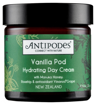 Antipodes Gousse de Vanille Crème de Jour Hydratante Peaux Sèches et Sensibles 60 ml
