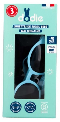 Dodie Lunettes de Soleil Bébé Dès 18 Mois - Couleur : Bleu