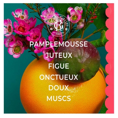 Roger & Gallet Fleur de Figuier Coffret Eau Parfumée Bienfaisante 100 ml & Parfum Solide Bienfaisant 5 g Cadeau