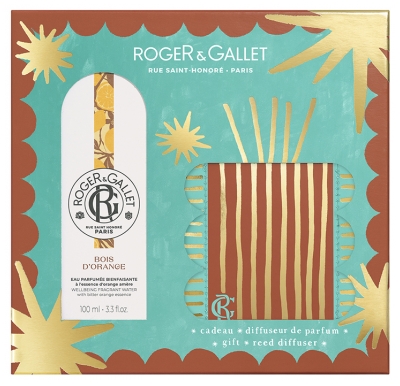 Roger & Gallet Bois d'Orange Eau Parfumée 100 ml + Diffuseur de Parfum Offert