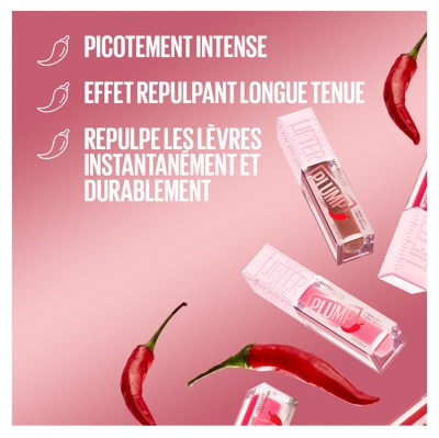 Maybelline New York Lifter Plump Effet Volume Gloss 5,4 ml
