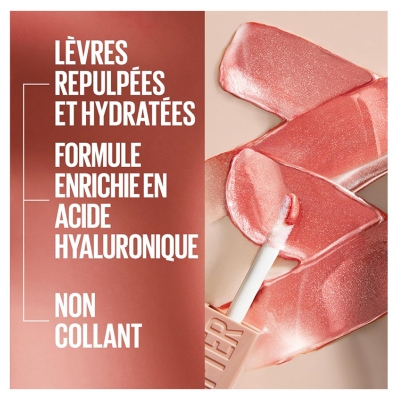 Maybelline New York Lifter Gloss Hyaluronic Gloss Repulpant 5,4 ml - Teinte : 20 Sun