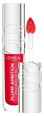 L'Oréal Paris Plump Ambition Hyaluronic Huile à Lèvres Repulpante 5 ml - Teinte : 380 Rouge In Love