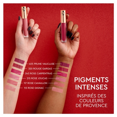 La Provençale Bio Le Rouge Mat Liquide Ocres Bio 4,5 ml - Teinte : 405 Prune Vaucluse