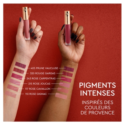 La Provençale Bio Le Rouge Mat Liquide Ocres Bio 4,5 ml - Teinte : 405 Prune Vaucluse