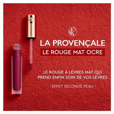 La Provençale Bio Le Rouge Mat Liquide Ocres Bio 4,5 ml - Teinte : 405 Prune Vaucluse