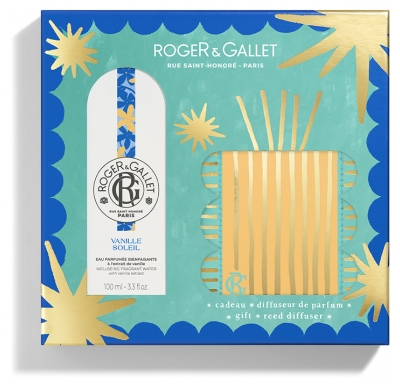 Roger & Gallet Vanille Soleil Eau Parfumée 100 ml + Diffuseur de Parfum Offert
