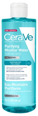CeraVe Eau Micellaire Purifiante Peaux Normales à Grasses 400 ml