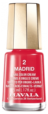 Mavala Mini Color Vernis Crème à Ongles 5 ml - Couleur : 2 : Madrid