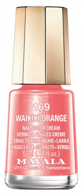 Mavala Mini Color Vernis Crème à Ongles 5 ml - Couleur : 169 : Waikiki Orange