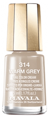 Mavala Mini Color Vernis Crème à Ongles 5 ml - Couleur : 314 : Warm Grey