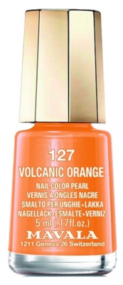 Mavala Mini Color Vernis Nacré 5 ml - Couleur : 127 Volcanic Orange