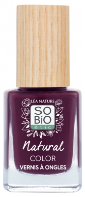 Léa Nature SO BIO étic Natural Color Vernis Ongles 11 ML - Couleur : 55 : Prune Noire