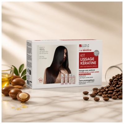 Urban Keratin My Kératine Kit Lissage Kératine 4 x 100 ml