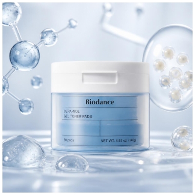 Biodance Cera-Nol Gel Toner Pads Disques Tonifiants 60 Unités