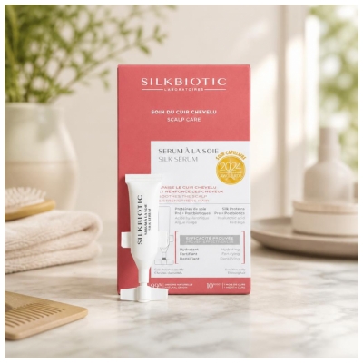 Silkbiotic Soin du Cuir Chevelu Sérum à la Soie 1 Mois 10 Unidoses