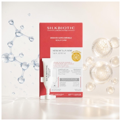 Silkbiotic Soin du Cuir Chevelu Sérum à la Soie 1 Mois 10 Unidoses