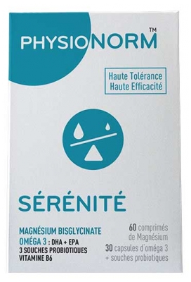 Laboratoire Immubio Physionorm Sérénité 30 Jours 60 Comprimés + 30 Capsules 