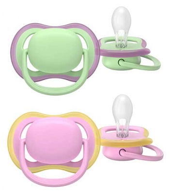 Avent Ultra Air 2 Sucettes Unies 6-18 Mois