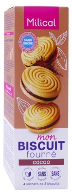Mon Petit Encas Gourmand : 6 Biscuits Fourrés Saveur Chocolat (à consommer de préférence avant le 05/11/2026)