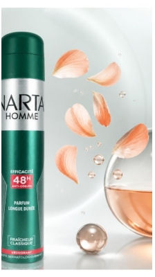 Narta Homme Déodorant Spray Fraîcheur Classique 48H 200 ml