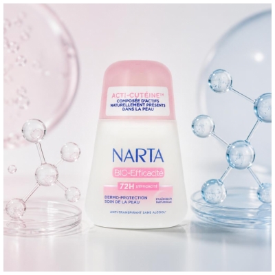 Narta Roll-On Anti-Transpirant Bio Efficacité 72H 50 ml