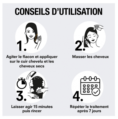 Pouxit Traitement Shampoing Anti-Poux et Lentes Abricot 200 ml