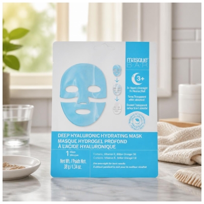 B.A.R Masque Hydrogel Profond à l'Acide Hyaluronique 1 Unité